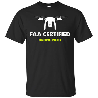 Faa Certified Drone Pilot T-shirt Black