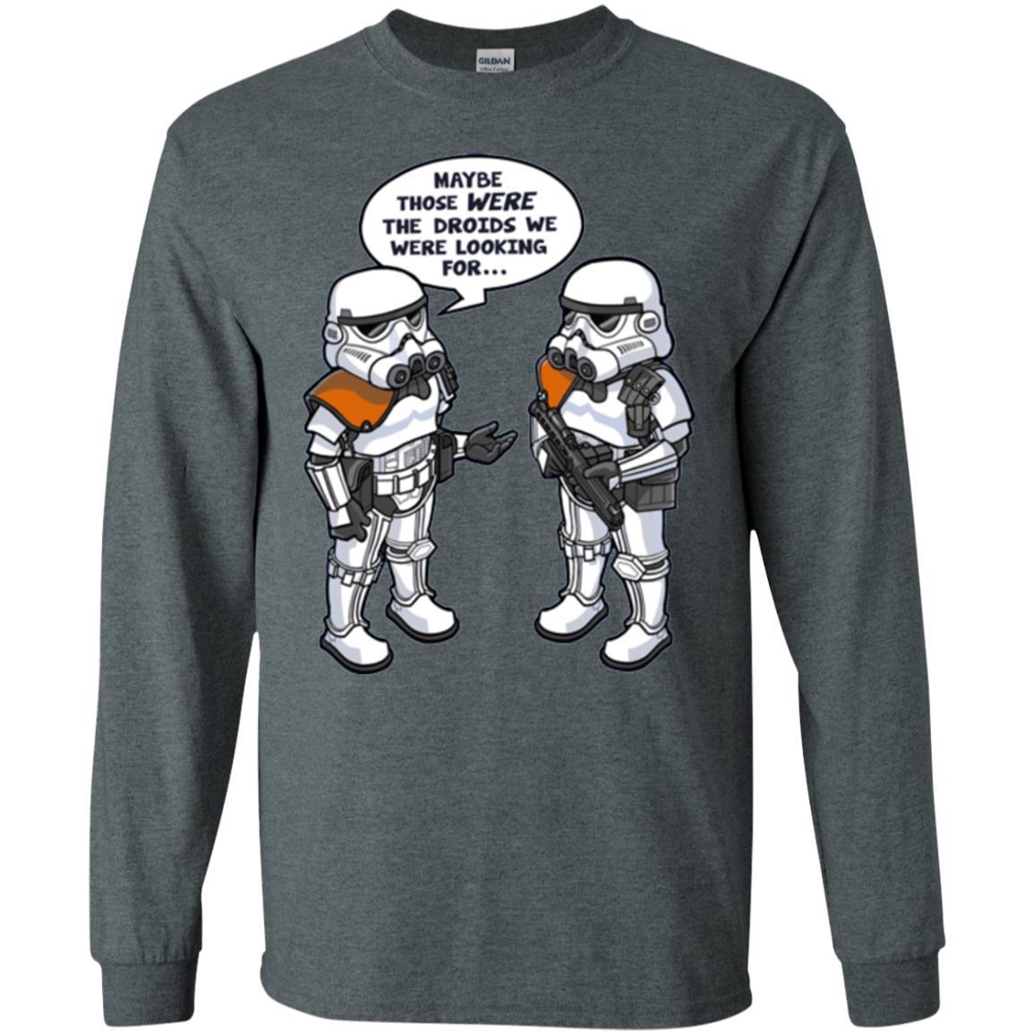 Film T-shirt Wrong Droids Comic Graphic Dark Heather