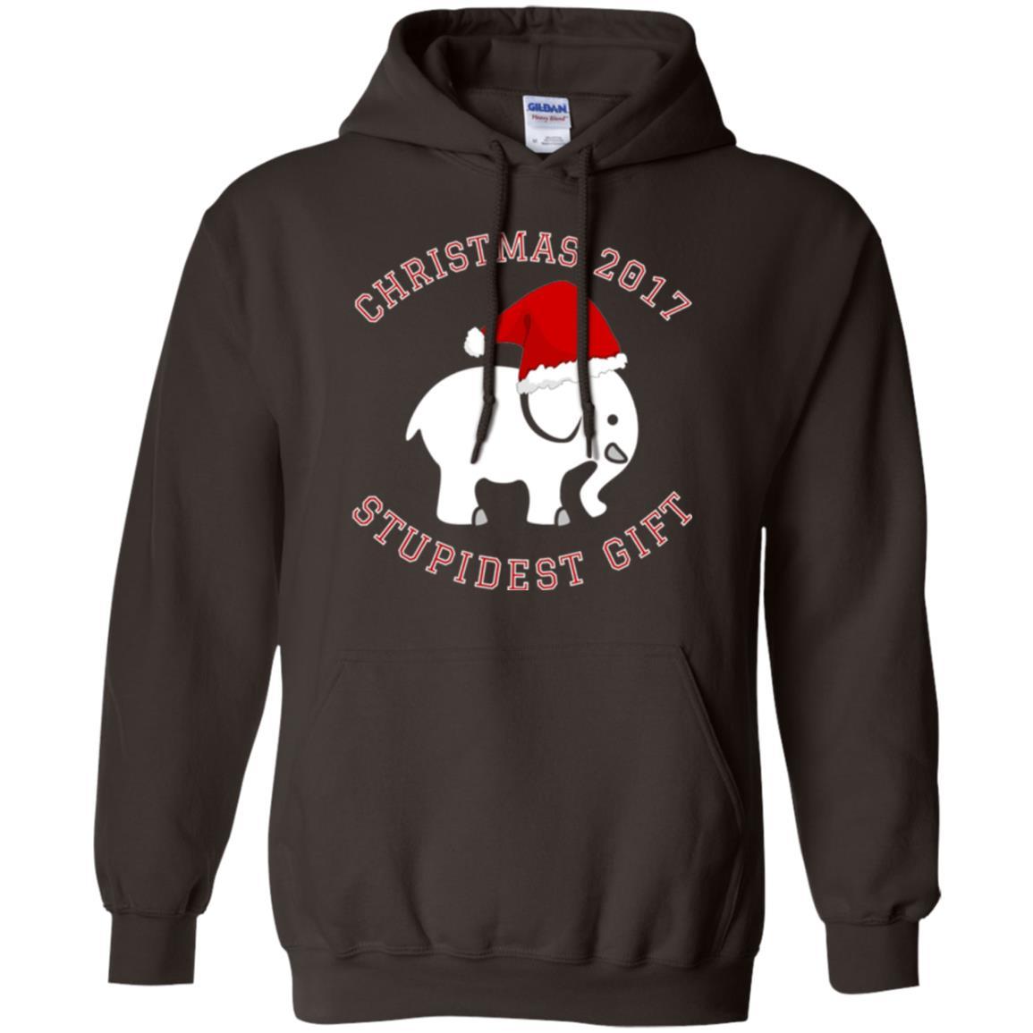 Elephant T-shirt Christmas 2017 T-shirt Dark Chocolate