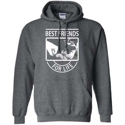 Schnauzer Lover T-shirt Best Friends For Life Dark Heather