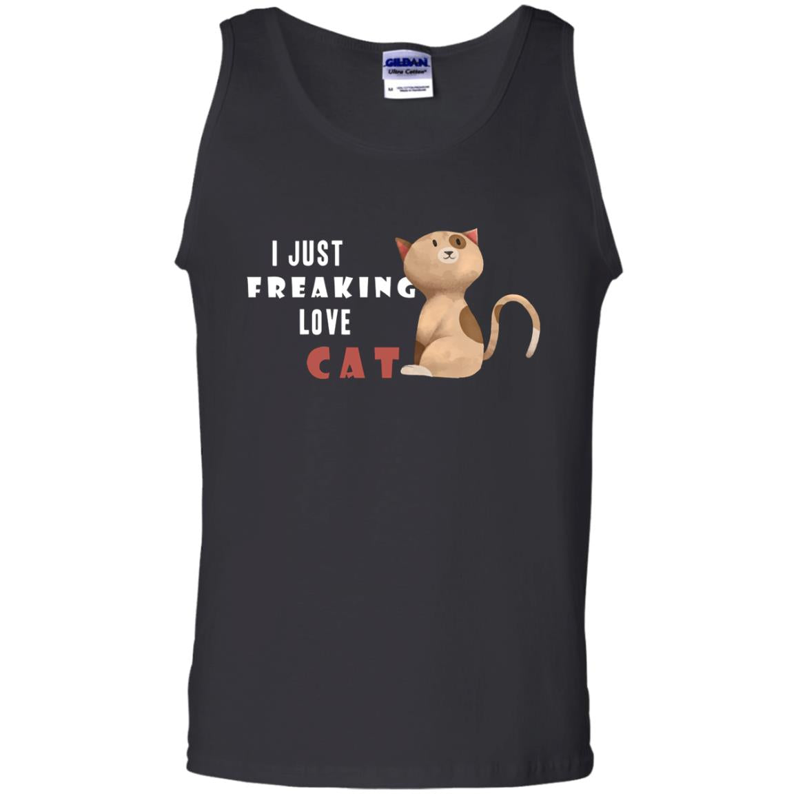 I Just Freaking Love Cat Shirt Black
