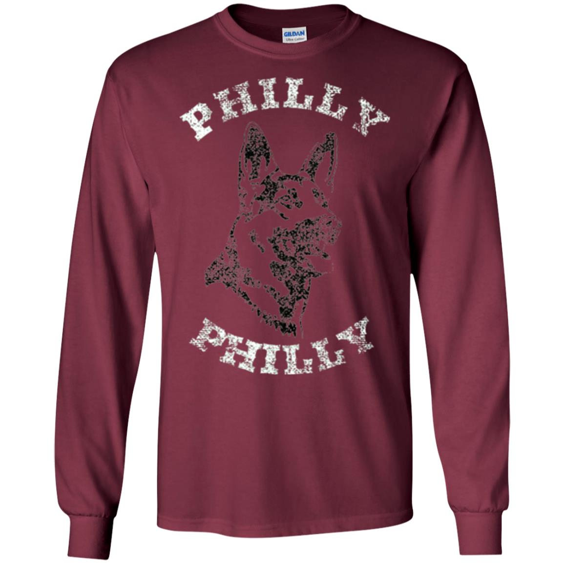 Dog Lover T-shirt Philly Philly Football Underdog Fan Maroon