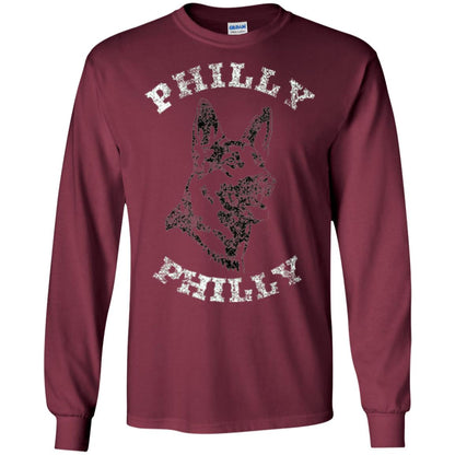 Dog Lover T-shirt Philly Philly Football Underdog Fan Maroon