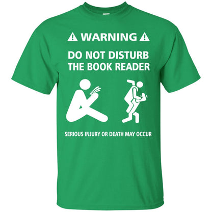Warning Do Not Disturb The Book Reader Serious Injury Or Death May Occur Irish Green