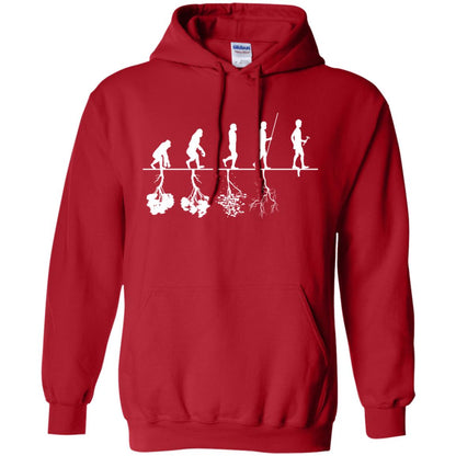 Evolution Tree Of Human Life Thinking Save Environment Shirt Red