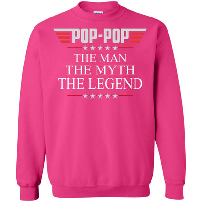Pop-pop The Man The Myth The Legend Father_s Day T-shirt Heliconia