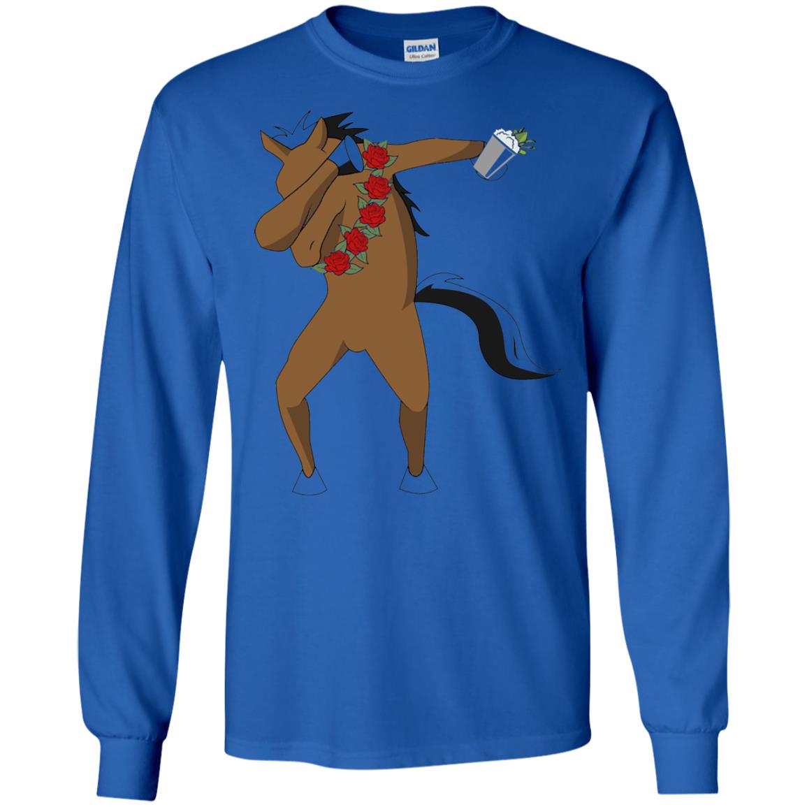 Derby Party 2018 Funny Dabbing Horse Shirt Royal
