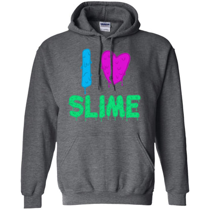 I Love Slime T-shirt Slime Lovers Dark Heather