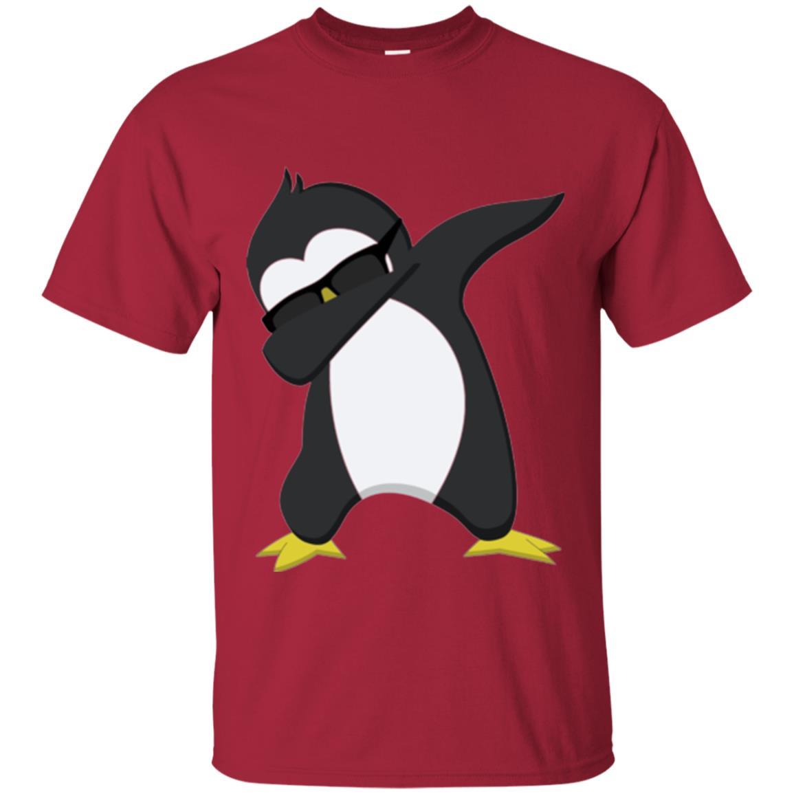 Chirstmas T-shirt Dabbing Penguin Cardinal