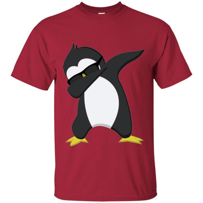 Chirstmas T-shirt Dabbing Penguin Cardinal