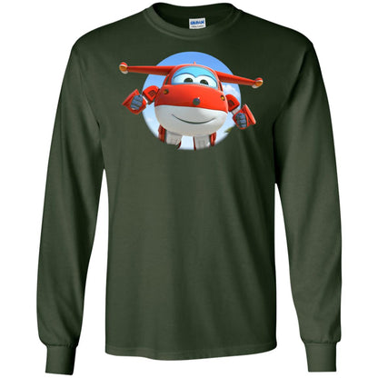 Super Wings Jett Movie Lover T-shirt Forest Green