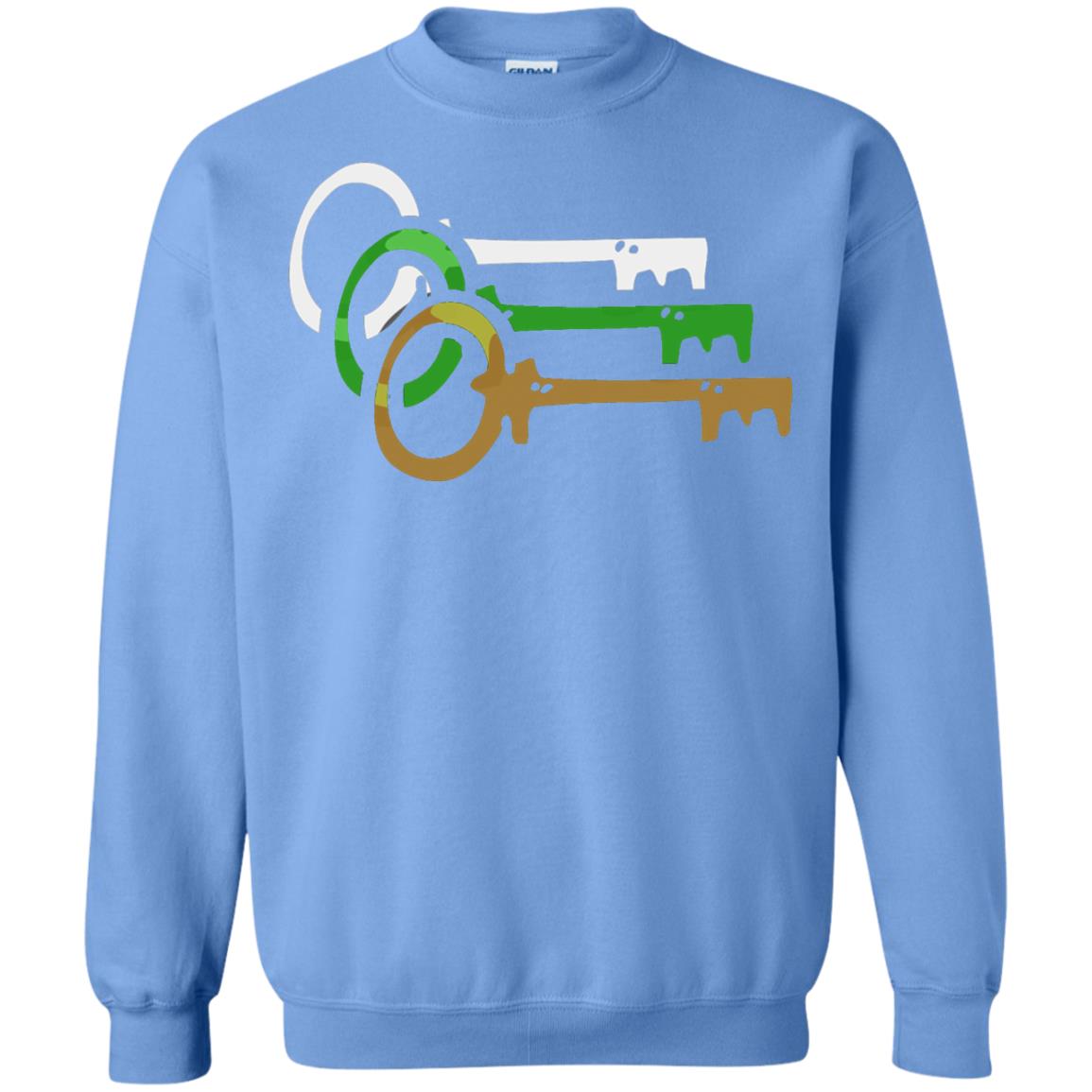 Player One Ready Keys Gamer T-shirt Carolina Blue