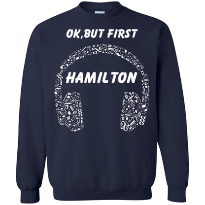 An American Musical Ok, But First Hamilton Ear Phones Navy