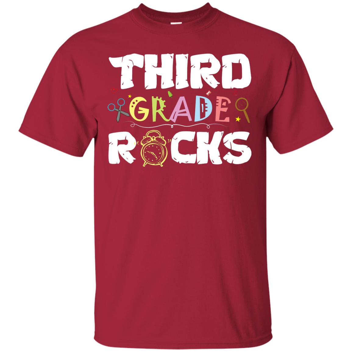 Third Grade 3rd Grade 2019 Shirt Cardinal