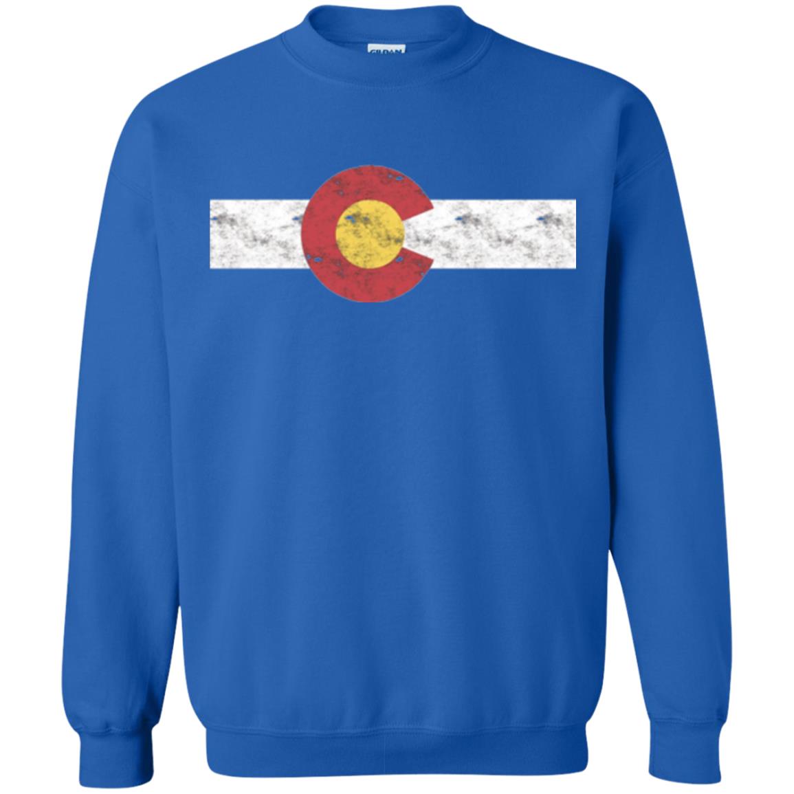Colorado State Flag T-shirt Patriotic Colorado Day Royal