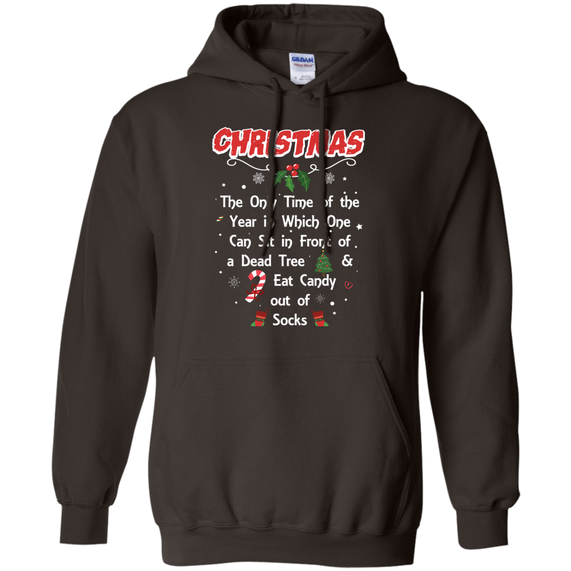 Christmas T-Shirt Dark Chocolate