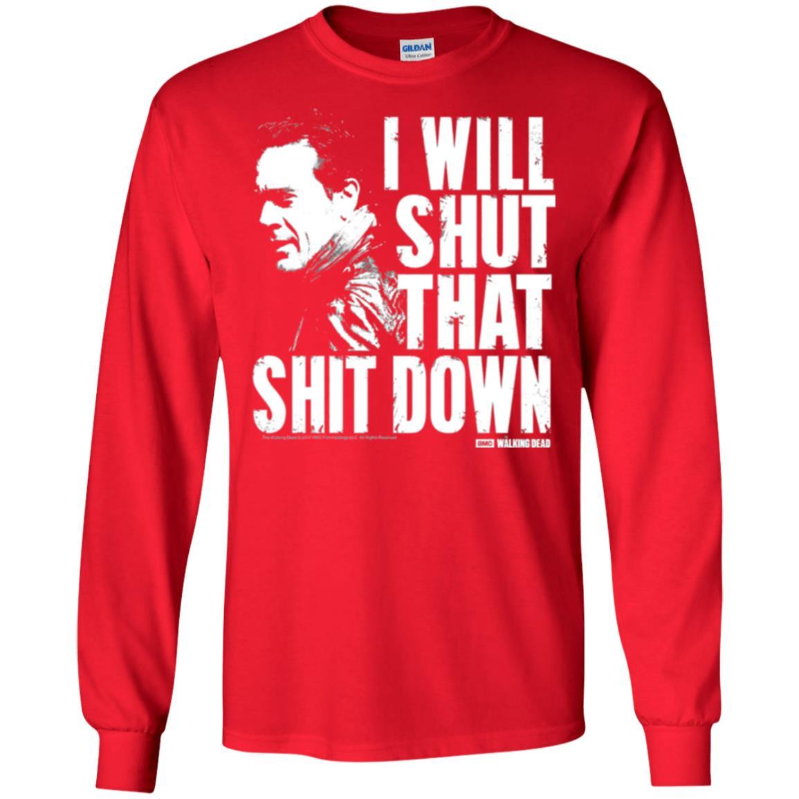 Film T-shirt I Shut That Shit Down Red