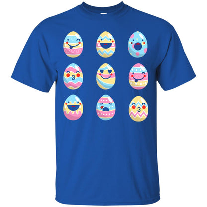 Egg Emoji Easter Happy Egg Hunt For Kids T-shirt Royal
