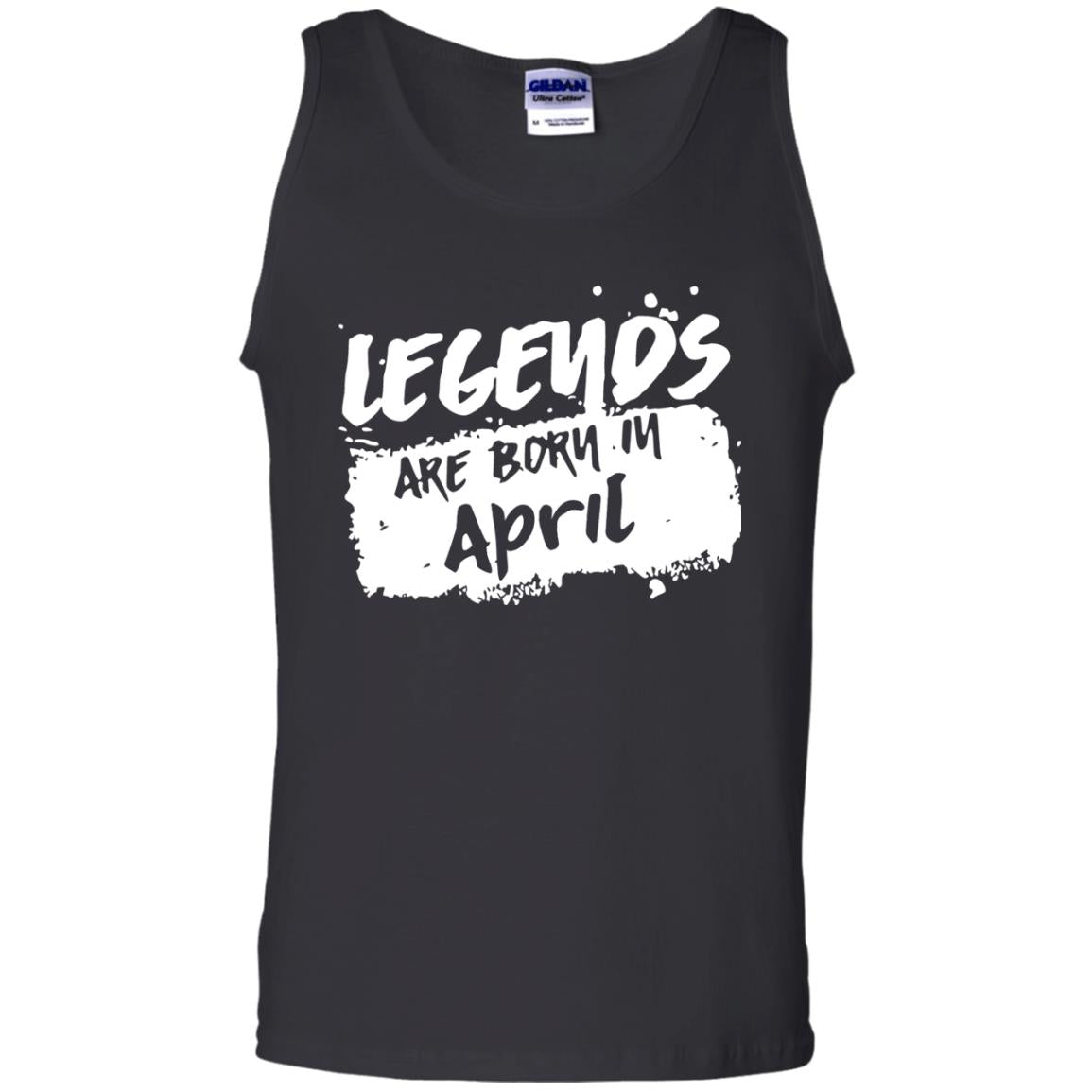 April Birthday Shirt Legends Are Born In April Black