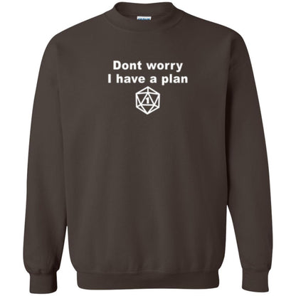 Gamer T-shirt Don_t Worry I Have A Plan Dark Chocolate
