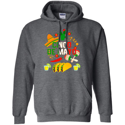 Fiesta Cinco De Mayo T-shirt Cinco De Mayo Dark Heather