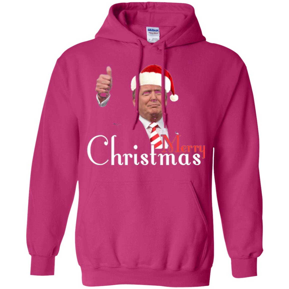 Trump Merry Christmas T-shirt Heliconia