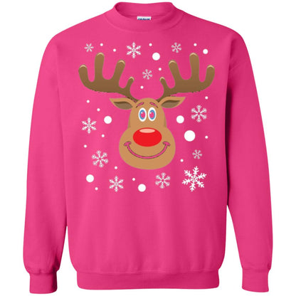 Christmas T-shirt Reindeer Merry Christmas Heliconia