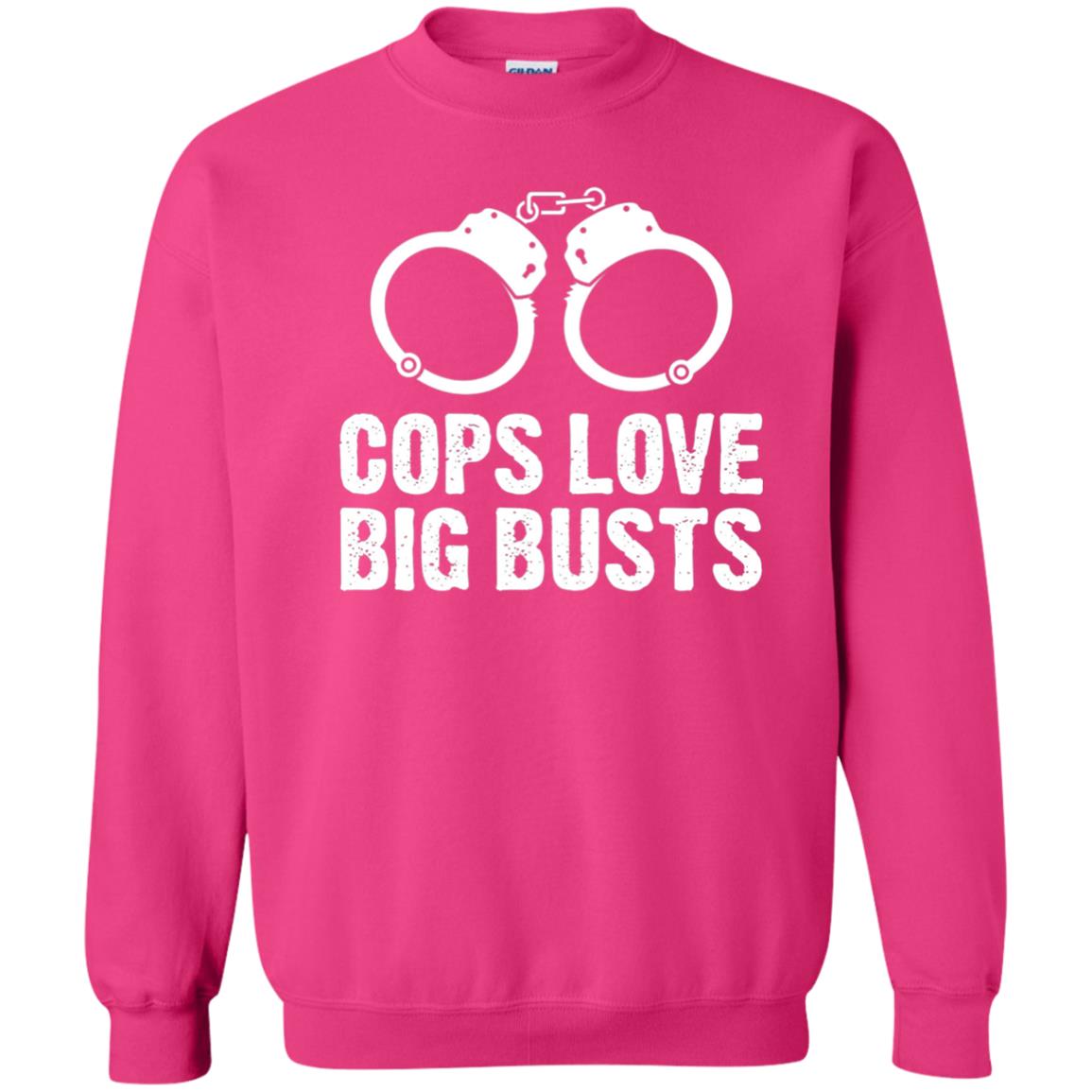 Cops Love Big Busts Usa Police Shirt Heliconia