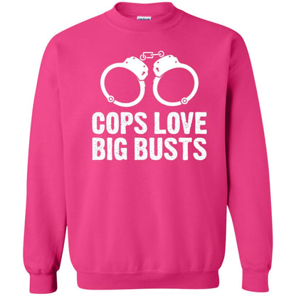 Cops Love Big Busts Usa Police Shirt Heliconia