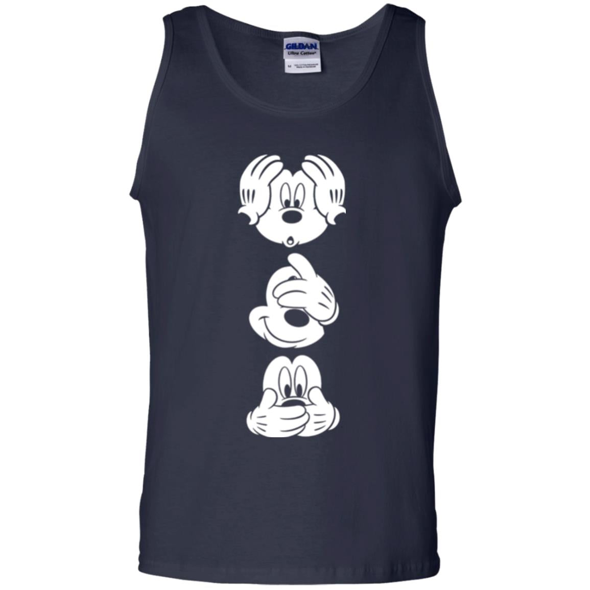 Cartoon T-shirt Disney Mickey Mouses Graphic Navy