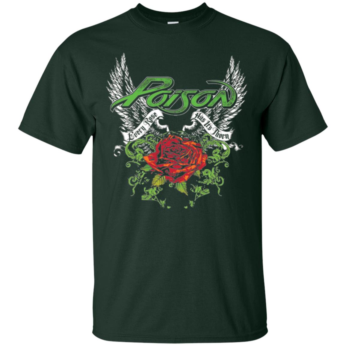 Poison Thorns Wings T-shirt Forest Green