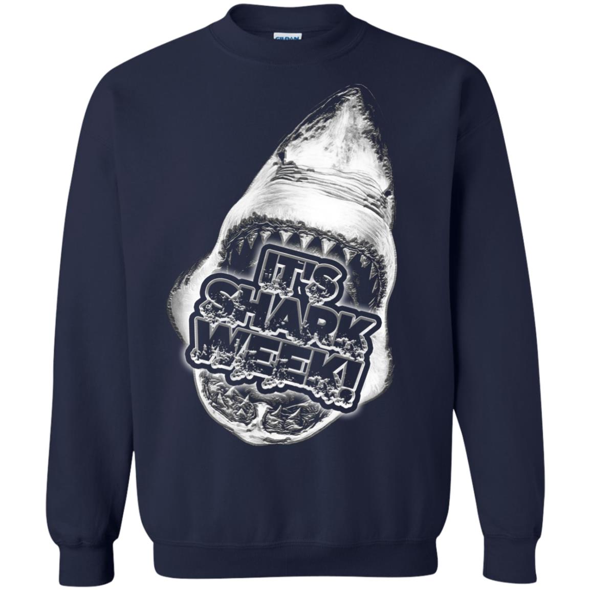Every Day Of Shark Week T-shirt 2018 Navy