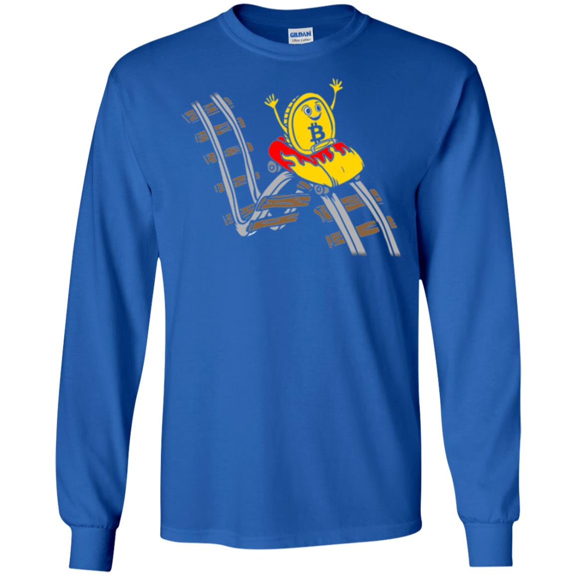 Bitcoin Rollercoaster T-shirt Royal