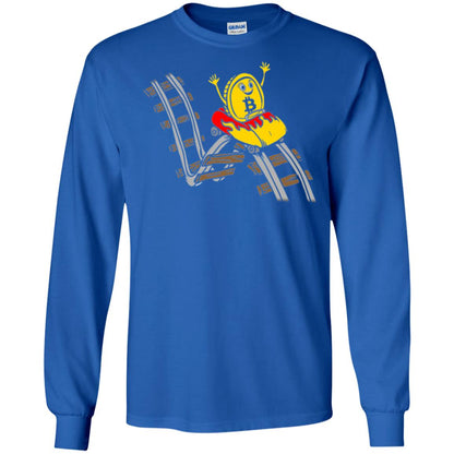 Bitcoin Rollercoaster T-shirt Royal