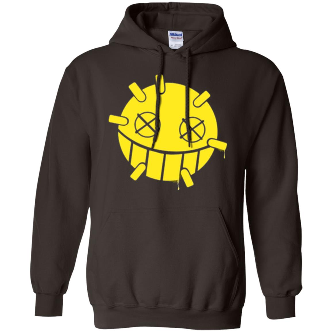 Overwatch Junkrat Smiley Spray T-shirt Dark Chocolate