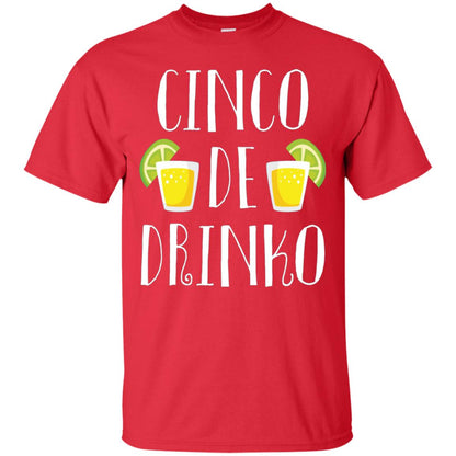 Cinco De Mayo Drinko Drink Lover Shirt Red