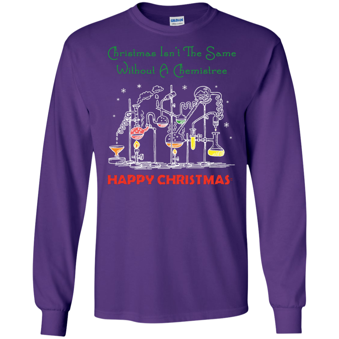 Christmas Isn't The Same Without A Chemistree Happy Christmas T-shirt Purple