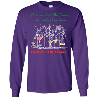 Christmas Isn't The Same Without A Chemistree Happy Christmas T-shirt Purple
