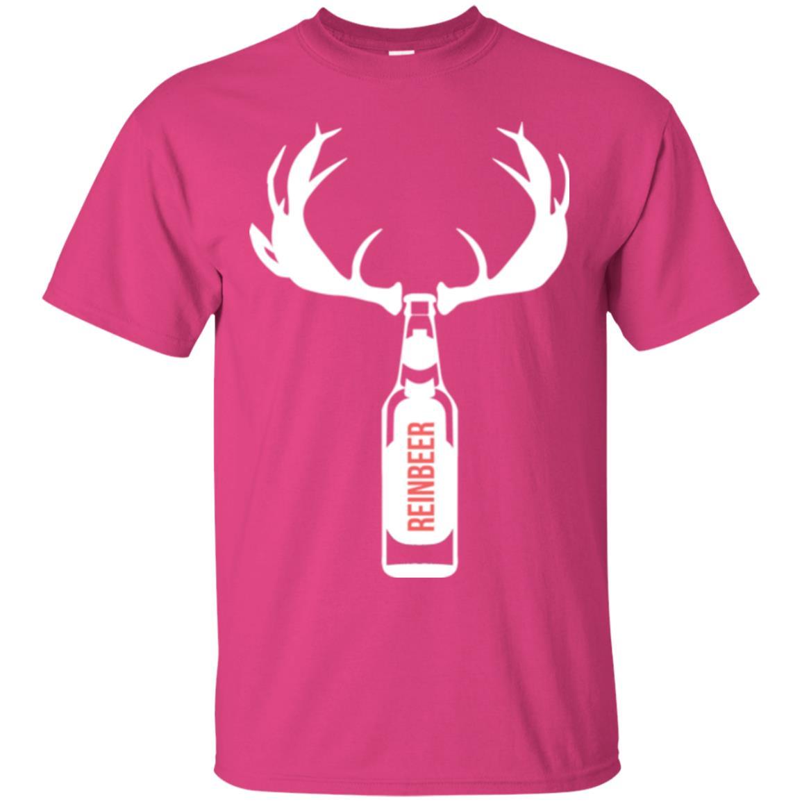 Christmas T-shirt Funny Christmas Reinbeer Heliconia