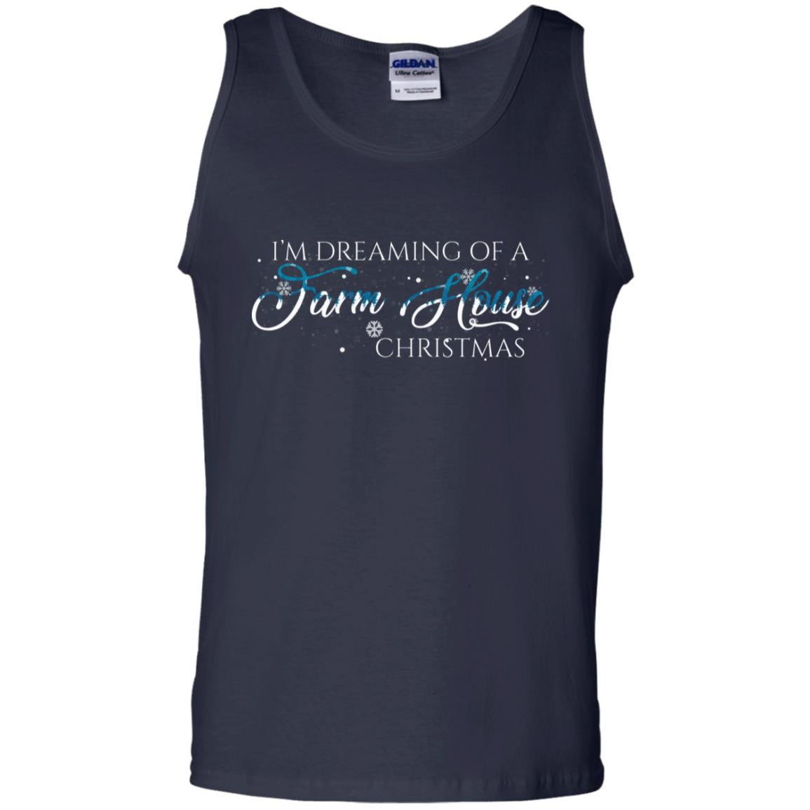I'm Dreaming Of A Farm House Christmas X-mas Gift Shirt Navy