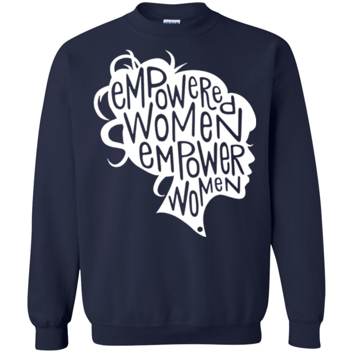 Feminist T-shirt Empowered Women Empower Woman Navy