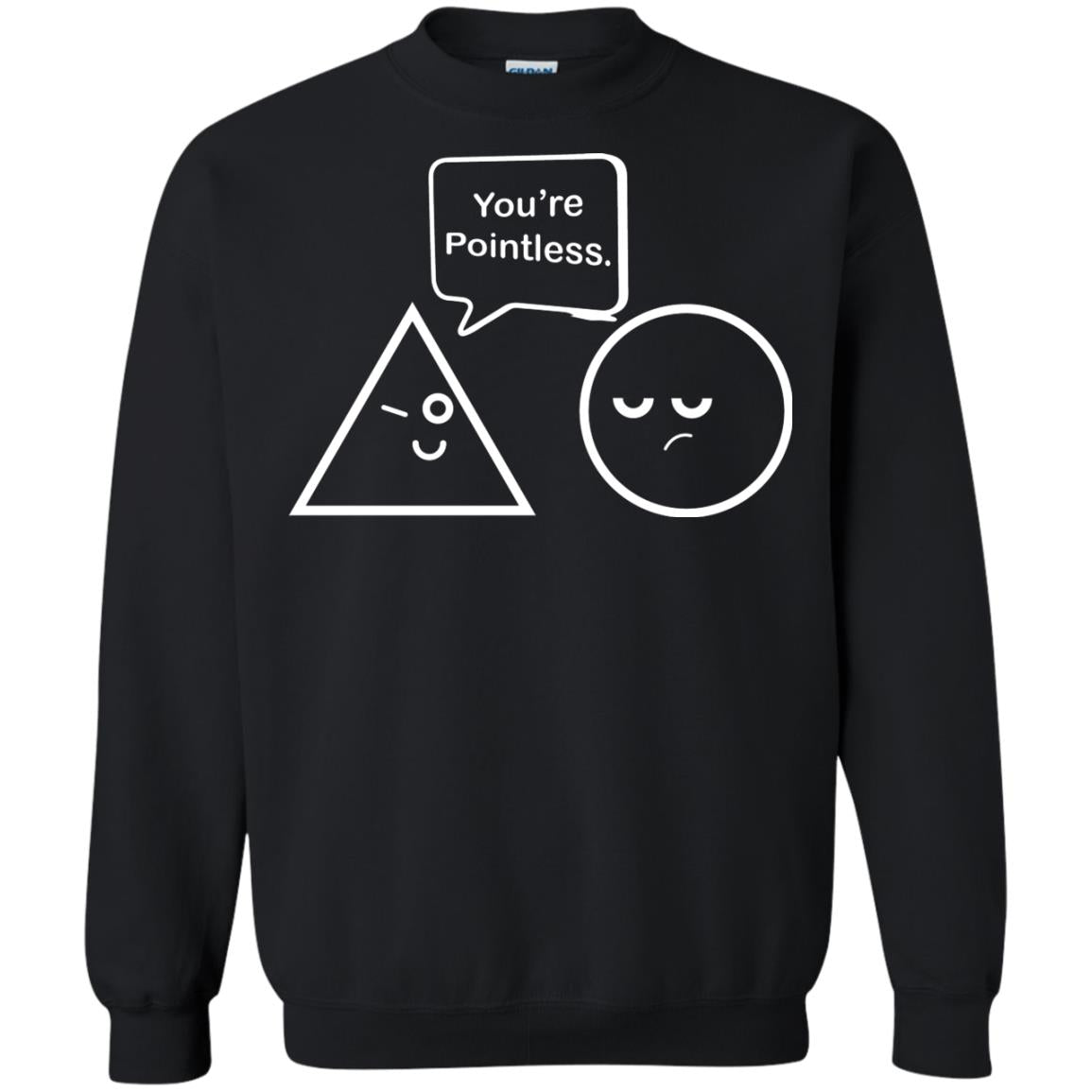 Math Lover T-shirt You're Are Pointless Black