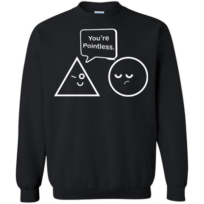 Math Lover T-shirt You're Are Pointless Black
