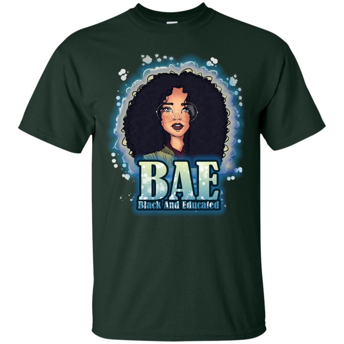 Bae Shirt Black And Educated Forest