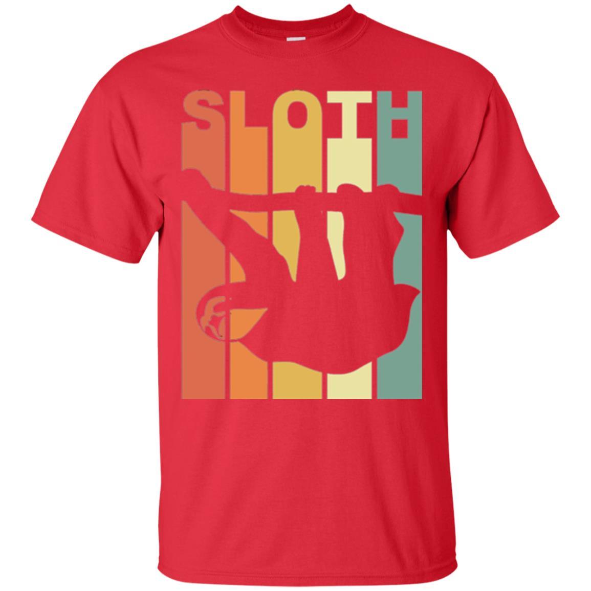 Vintage Sloth T-shirt Red