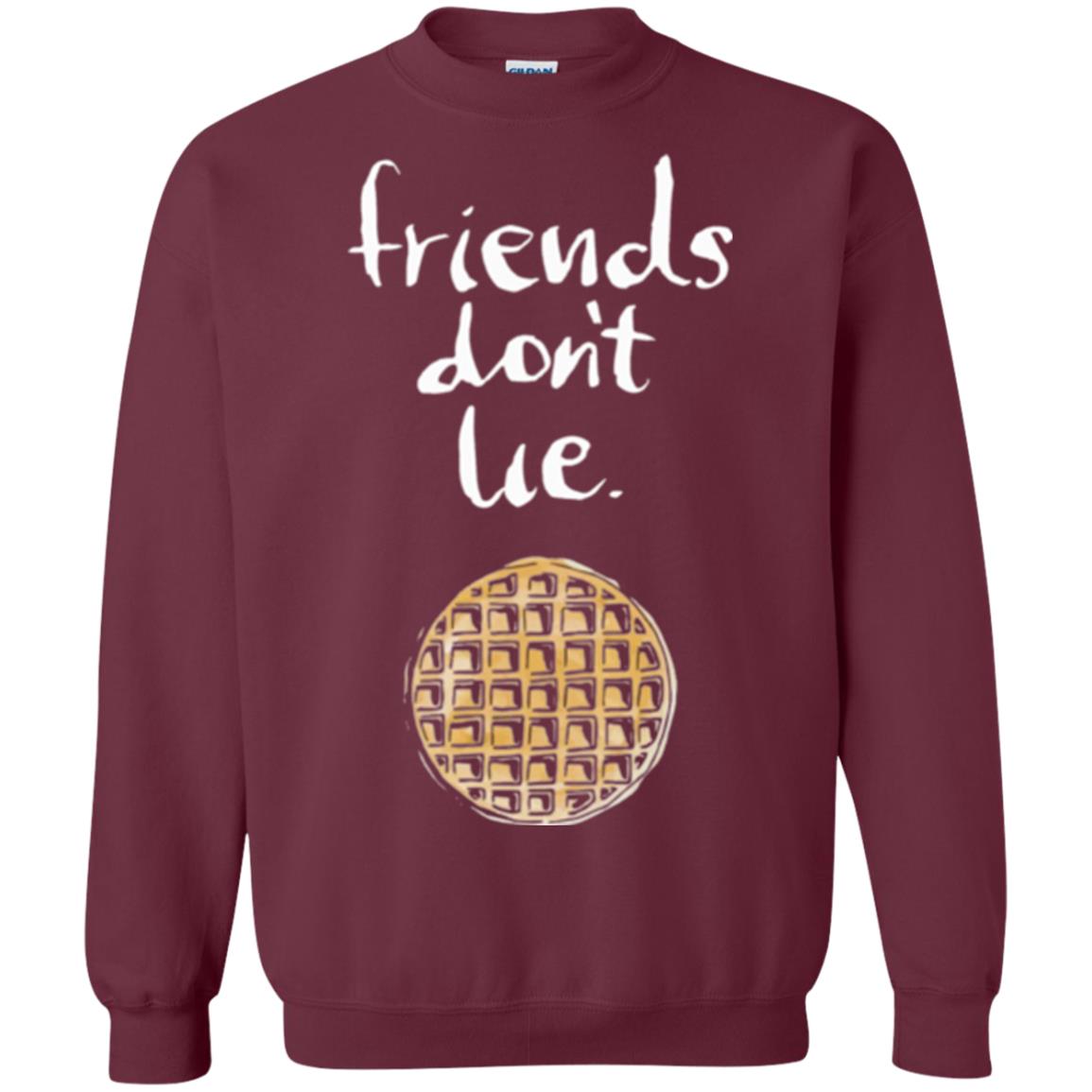Friends T-shirt Friends Don_t Lie Maroon