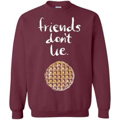 Friends T-shirt Friends Don_t Lie Maroon