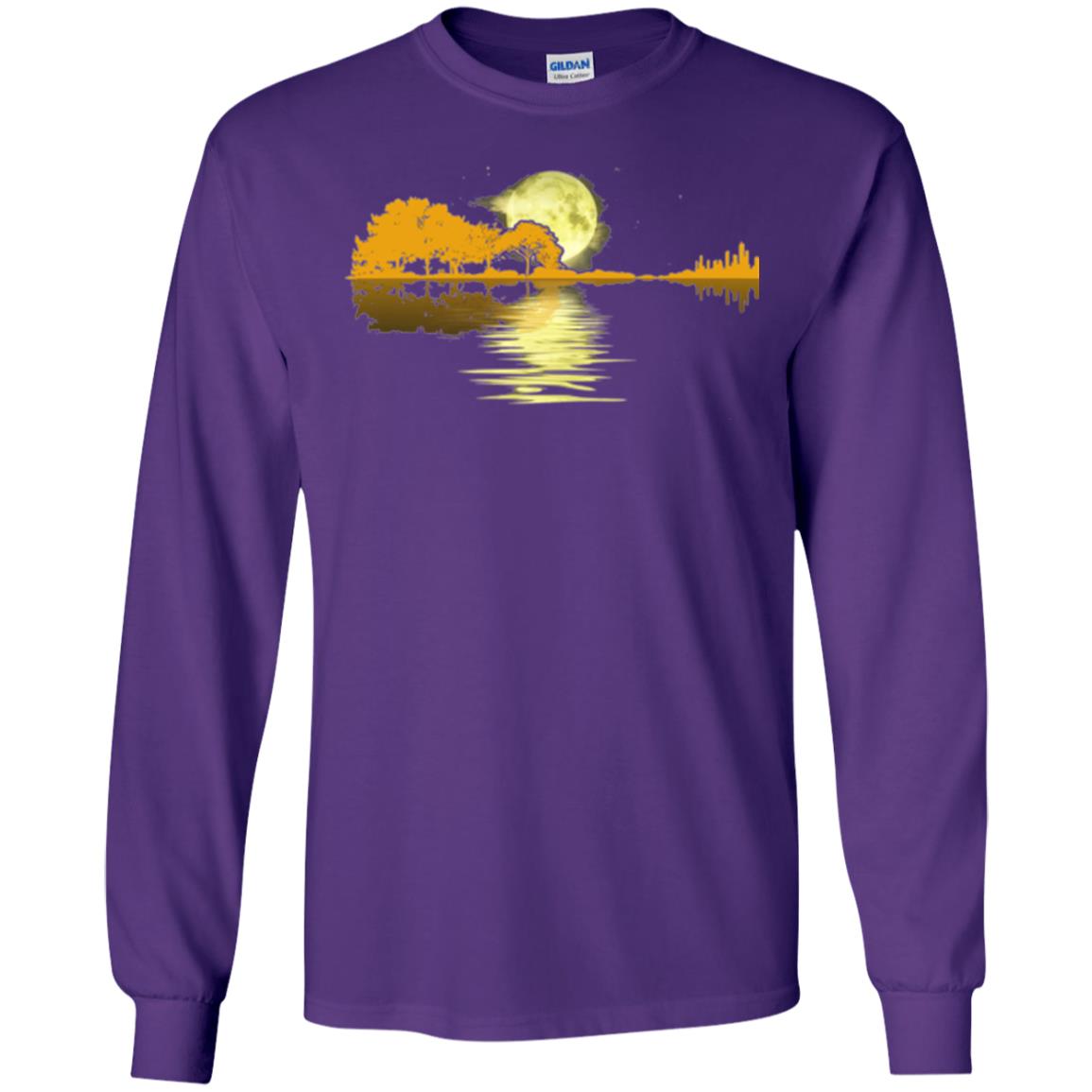 Guitar Lake Shadow T-shirt Purple