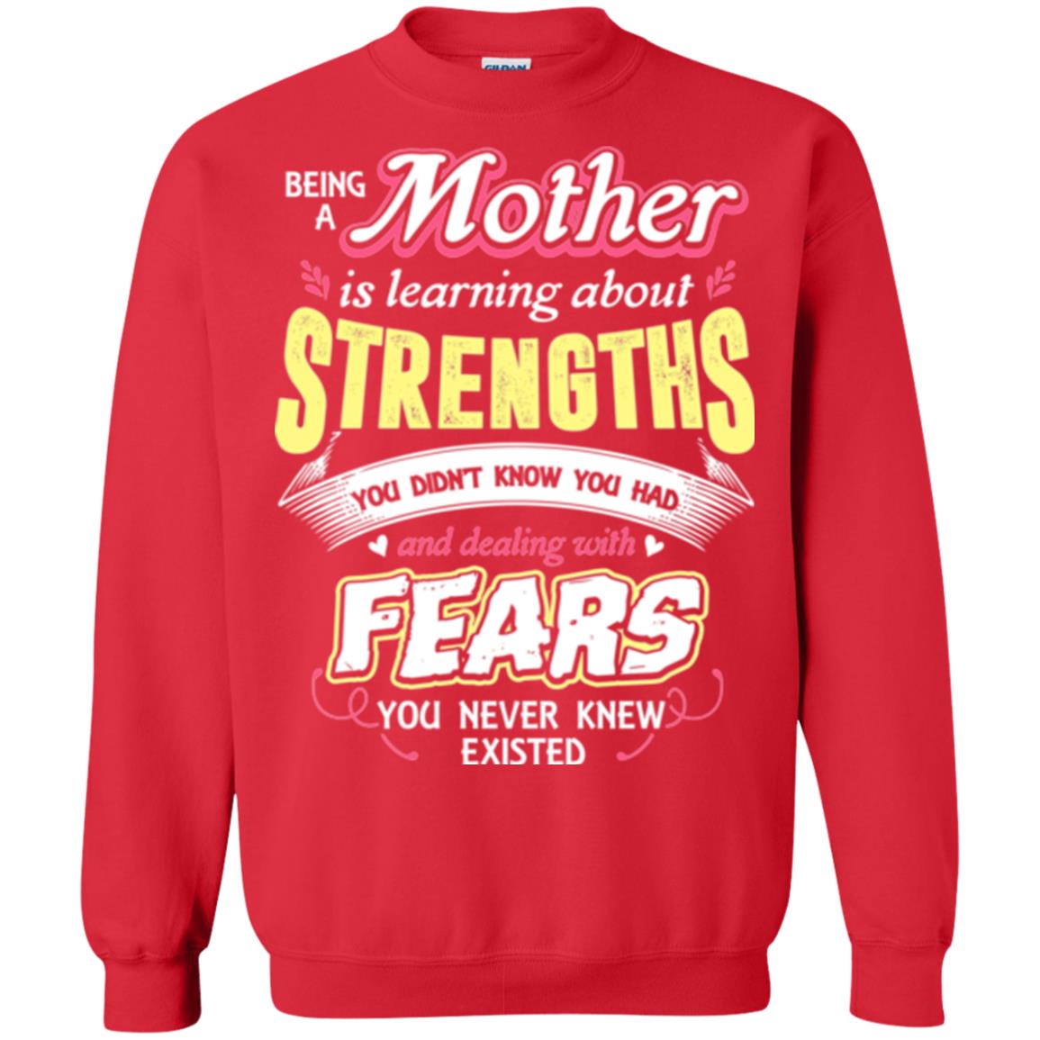 Being A Mom Means Mommy T-shirt Red