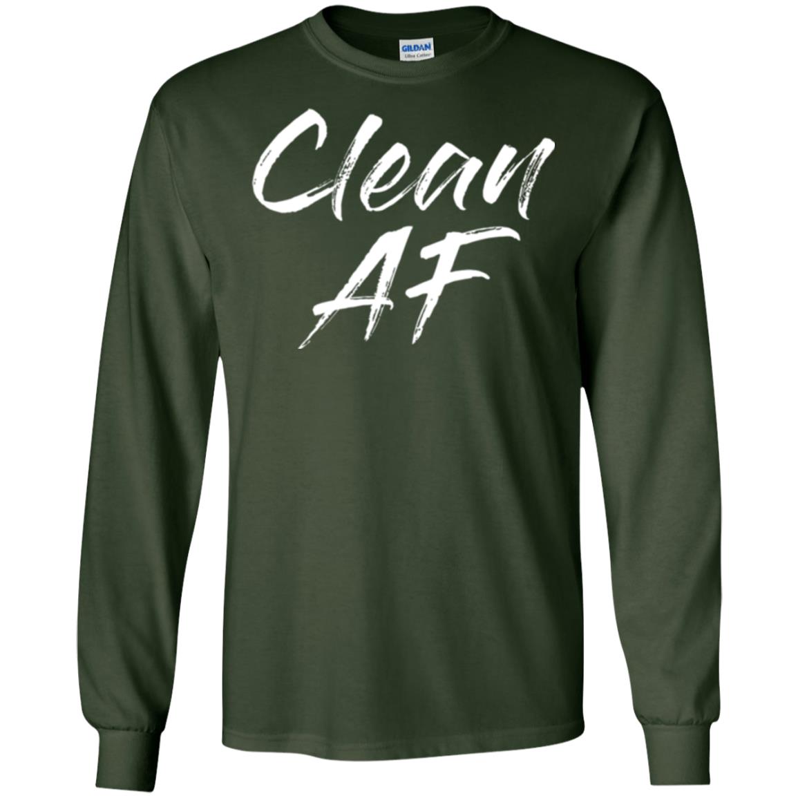 Clean Af T-shirt Forest Green